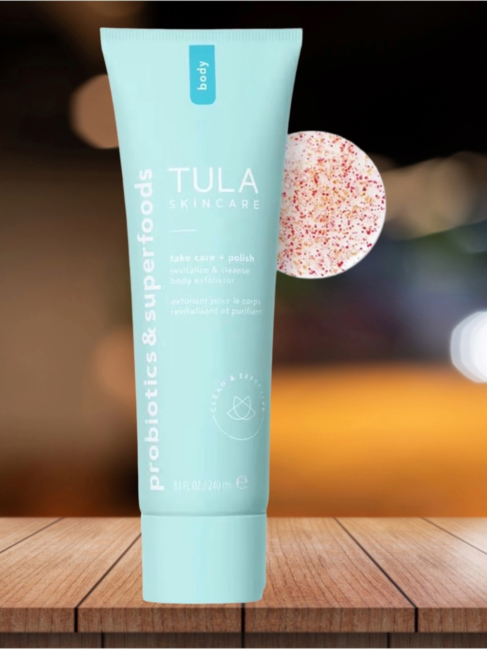 NEW! TULA Skin Care Take Care + Polish - Revitalize & Cleanse Body Exfoliator